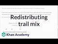 Trail Mix Redistribution and Fractions