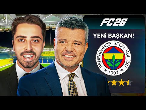 SADETTİN SARAN BAŞKAN ile FENERBAHÇE REBUILD // FC 26 KARİYER MODU