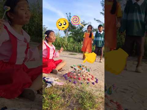 Poor squid game doll hungry candy so much😲🍭#shorts #viral #candy