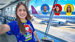O AVIÃO PARTIU E A MANU FICOU! FOMOS PRA DISNEY SEM ELA! 😰🏰