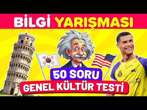 Fotoğraflı BİLGİ YARIŞMASI 🤔🎯 50 Soru ile Genel Kültürünü TEST ET! 🧠