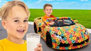 تحدي سيارات الحلوى للأطفال