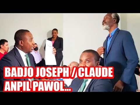Sezisman. Badio Joseph ak Claude Joseph devan lajistis ankò : anpil koze pale