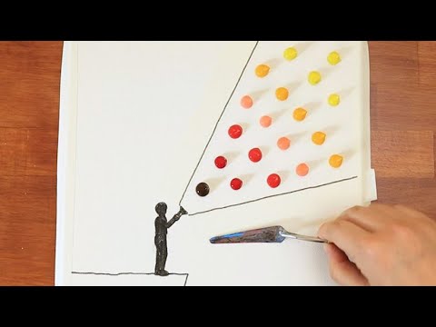 The Boy's Best Friend Witch｜Acrylic Painting on Canvas Step by Step #442｜Satisfying ASMR