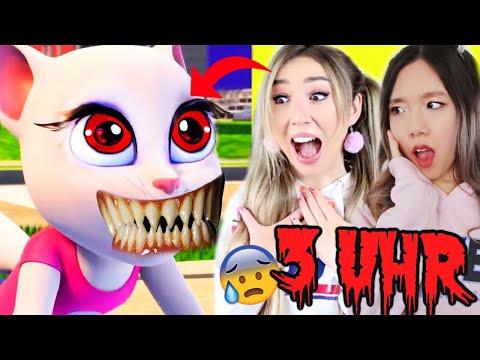 LADE & spiele 3 UHR Nachts niemals mit BFF THI LAN neue TALKING ANGELA apps 2021 **sie STALKT uns**