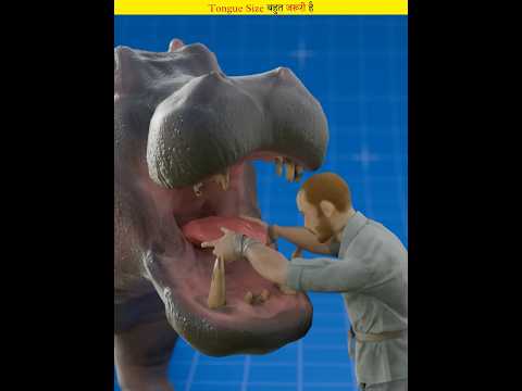 The size of the tongue of each animal is important