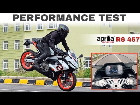 Aprilia RS 457 Complete RIDE REVIEW - Acceleration & Speed test |What can be better?