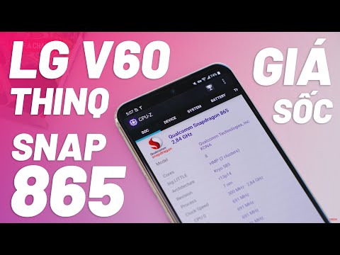 (VIETNAMESE) LG V60 ThinQ - Snapdragon 865, Màn Amoled, Pin Trâu 5.000mAh, Giá Cực Giá Rẻ!!