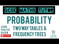 Understanding Two-Way Tables and Frequency Trees