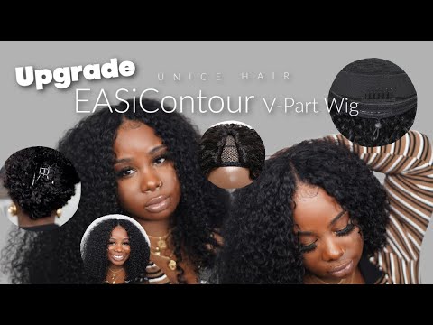 ♡ Beginner Must Have! New UPDATED EasiContour V-Part Wig Ft UNice Hair