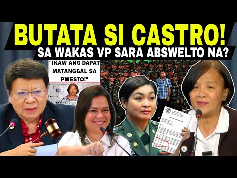 VIRAL: VP SARA ABSWELT0 NA? FRANCE CASTRO HARAPANG NASUPAL-PAL SA KAHIHlYAN! MARCOLETA COA TUMESTIGO