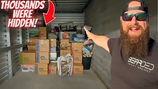 This storage unit had secrets! Thousands hidden!