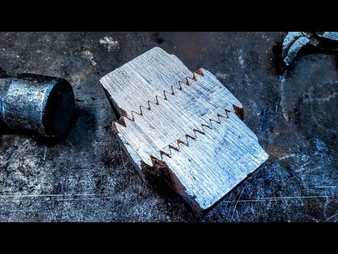 Forging A Knife With Antique Iron