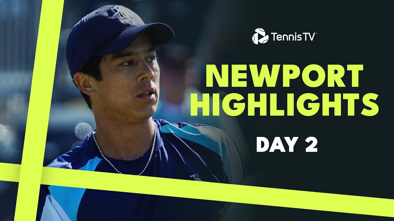 McDonald Faces Hijikata, Paire & More In Action | Newport 2024 Day 2 Highlights