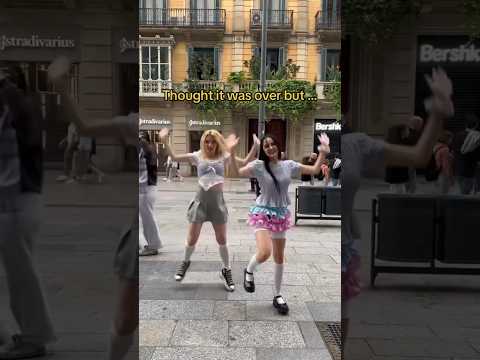 OMG AN IDOL DANCE WITH US 😱#kpopinpublic #illit #magnetic #bts #jungkook #army #kpop #hybe