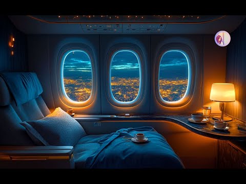 極致放鬆的白噪音飛機，頭等艙，3小時｜睡眠‧助眠‧閱讀‧專注‧AMSR‧學習