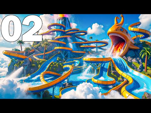 I Upgraded My Waterpark to BILLION-DOLLAR Resort Waterpark Simulator
