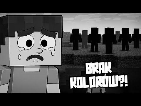 ŚWIAT STRACIŁ KOLORY w Minecraft... 😨 *Alek Węgiel ZNIKNĄŁ*