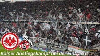 Eintracht Frankfurt - 1.FC Köln | Pyro & spätes Spektakel, Köln holt nach 0:2 noch einen Punkt