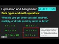 Java Division and Data Types