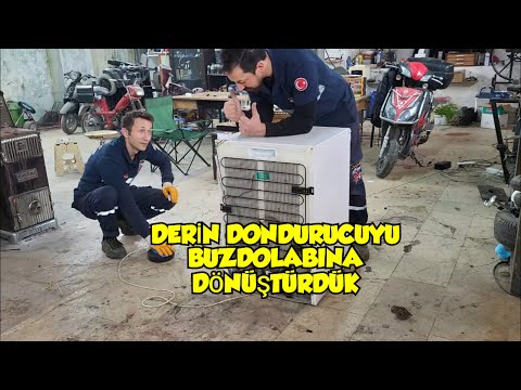 Çok basit! Derin donduruculu buzdolabını normal buzdolabına dönüştürmek