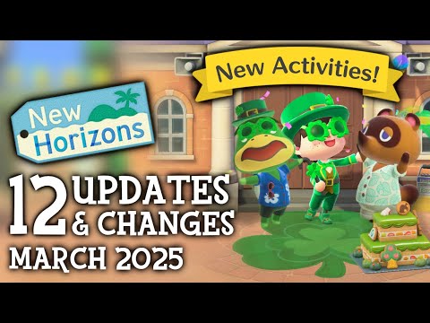 12 UPDATES & CHANGES in March 2025 (New Activities) - Animal Crossing New Horizons