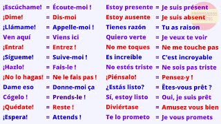 110 Phrases Courtes et Utiles pour apprendre l’Espagnol