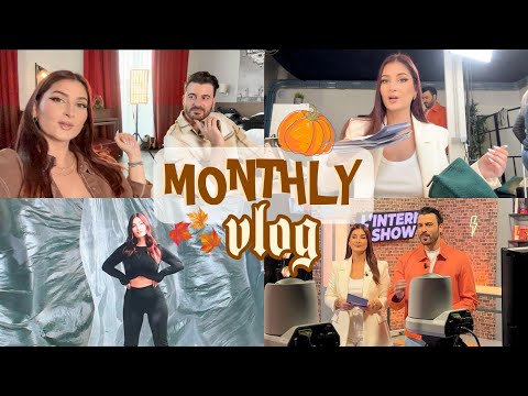 Monthly Vlog : travaux 🏠 , tournages tv, shooting 🎥 un mois avec moi!