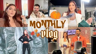 Monthly Vlog : travaux 🏠 , tournages tv, shooting 🎥 un mois avec moi!
