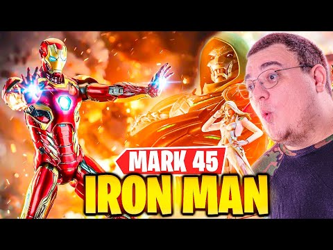 O MAIS HYPADO ! CHEGOU A NOVA SKIN DO IRON MAN HOMEM DE FERRO MARK 45 NO FORTNITE MARVEL