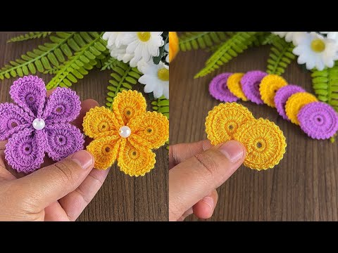 Perfect !! How to make a dazzling and simple rose, you will love it. Let’s knit iy together 🤩crochet