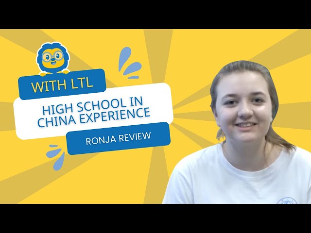 Ronja's High School in China Experience || She Reveals The Truth