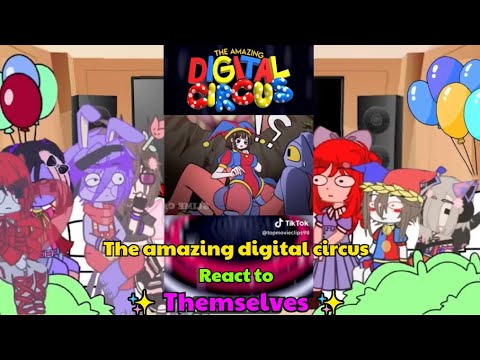 👑The Amazing Digital Circus React to "Digital Circus Animation" | Gacha life   |  Gacha life 2 🍌🥀