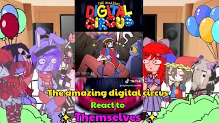 👑The Amazing Digital Circus React to "Digital Circus Animation" | Gacha life   |  Gacha life 2 🍌🥀