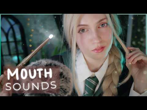 ASMR SLYTHERIN 🐍 SONIDOS de BOCA con mi VARITA ✨💚