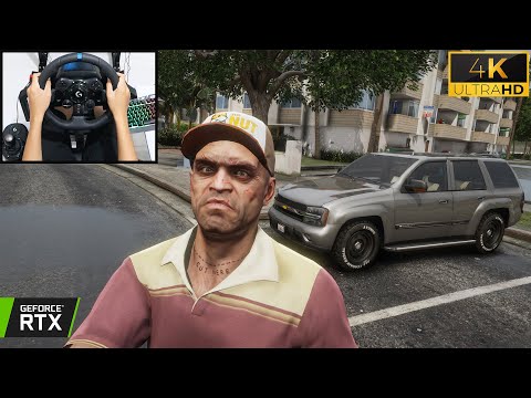 20 Minute as Uber Driver - GTA 5 Realistic Steering Wheel Gameplay