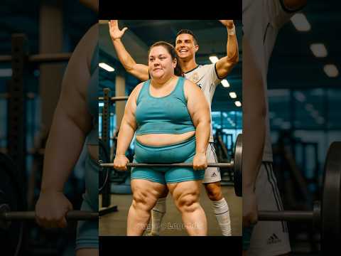 Ronaldo and his overweight girlfriend suffered bullying #ronaldo #shorts #messi