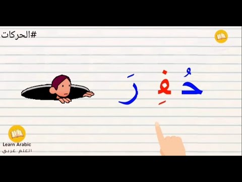 تعليم تهجئة الحروف Arabic_alphabets | Reading Arabic words with different vowel combinations