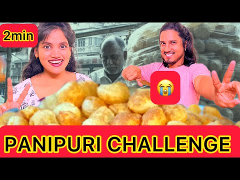 PaniPuri Eating Challenge￼ With My Girlfriend Winner Get Money Prize