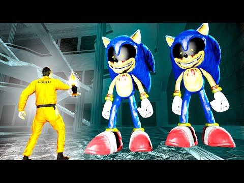 СОНИК ПОЖИРАТЕЛЬ В ЛАБИРИНТЕ ГОНЯЕТСЯ ЗА НАМИ SONIC EXE Garry's Mod Sandbox