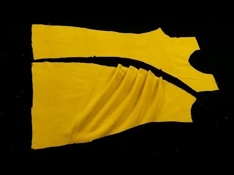 خياطة فستان طفلة بكل بساطة و مذهل