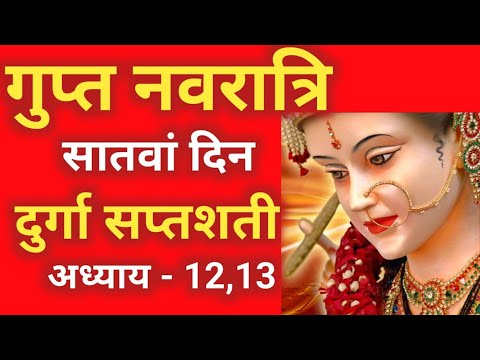 माघ गुप्त नवरात्रि के सातवें दिन दुर्गा सप्तशती पाठ || Navratri katha day 7 - Durga Saptashati path