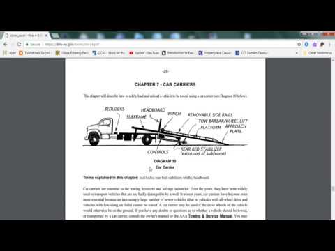 Practice Test Tow Truck Endorsement - XpCourse