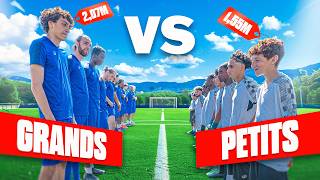 11 PETITS vs 11 GRANDS !  (Qui sont les plus fort au foot ?)