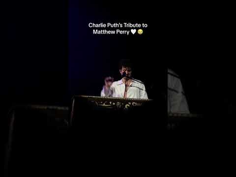 Charlie Puth Performs "Friends" Theme Song as Matthew Perry Tribute 🥺