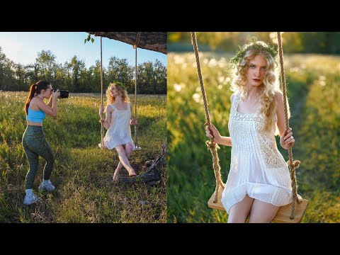 Golden Hour Portraits with the Canon R5 II: Using Props for Storytelling