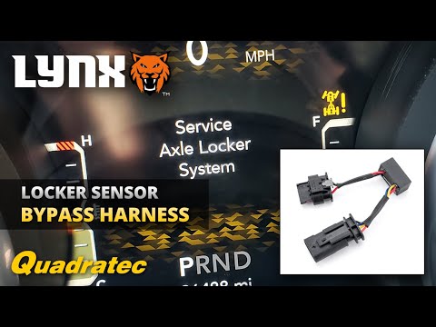 Jeep Wrangler JL Service Axle Locker Problem SOLVED with the Lynx Locker Sensor Bypass Harness!