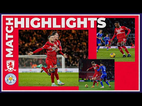 Match Highlights | Boro 1 Leicester City 0 | Matchday 16