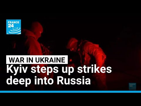 YouTube video thumbnail: Ukraine Steps up Campaign to Strike Deep Into Russia