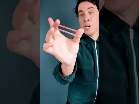 rubber band spinning trick